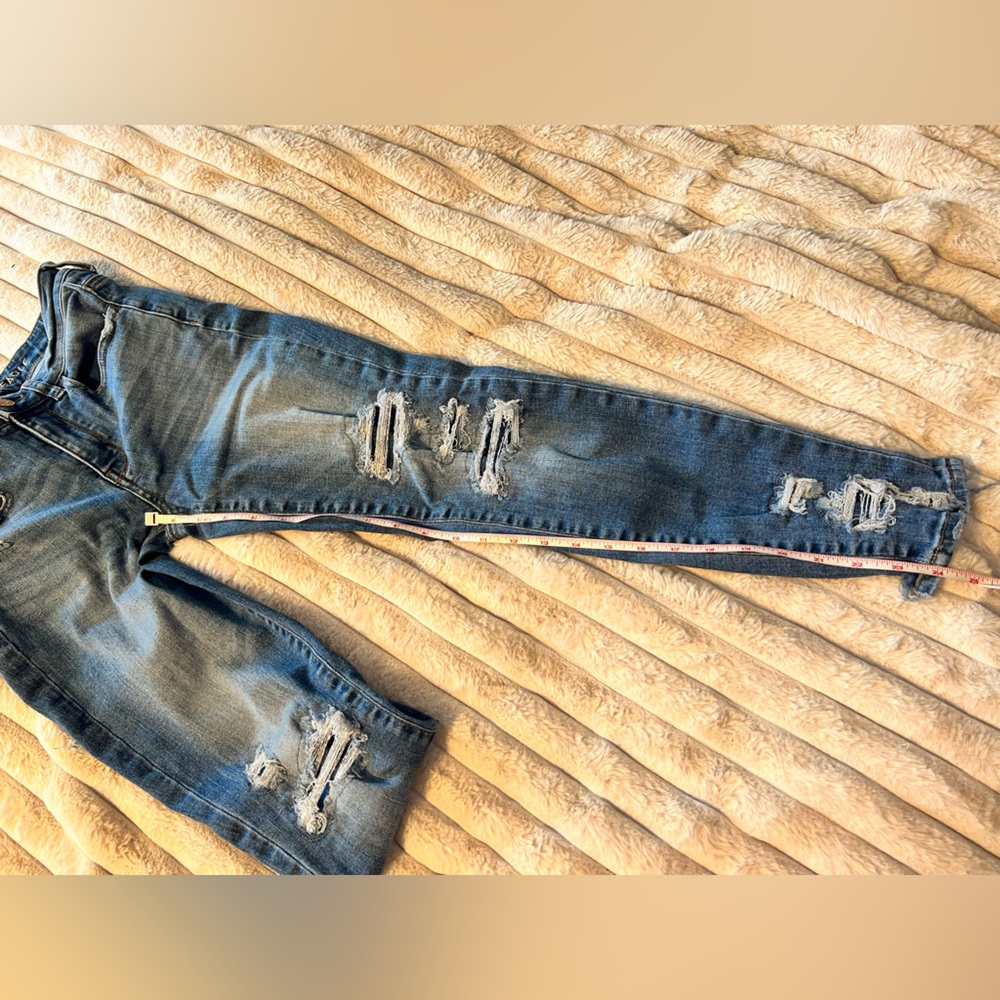 American Eagle Women’s Patched Distressed Jeggings - Size 2 Short